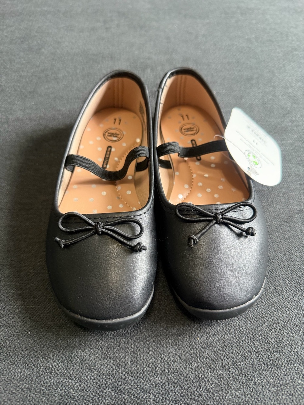 Girls Mary Jane Ballet Flats with Bow